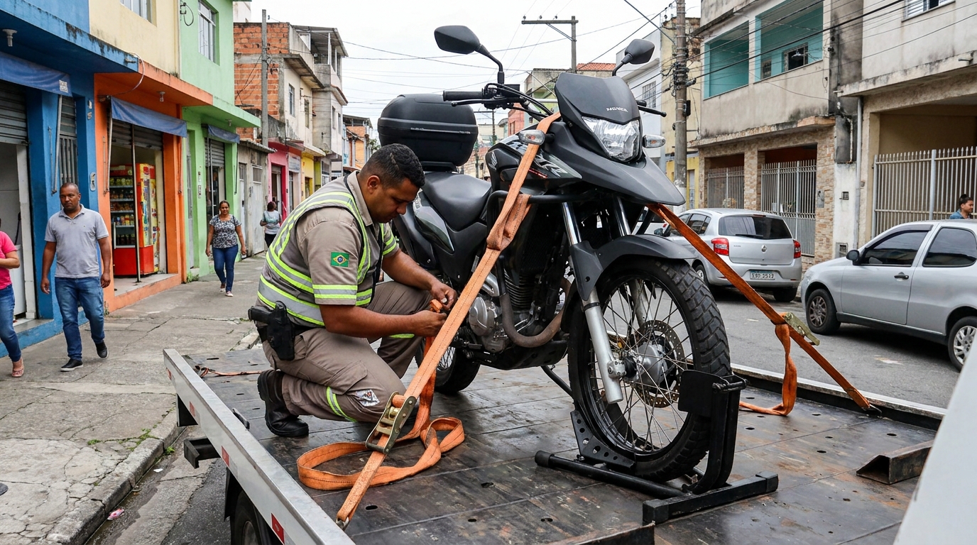 Guincho para Moto no Caçari, Boa Vista‑RR